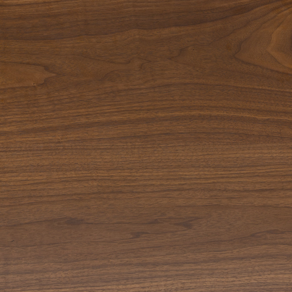 Mid-Century Modern Walnut Walnut Wood Sideboard with Solid Walnut