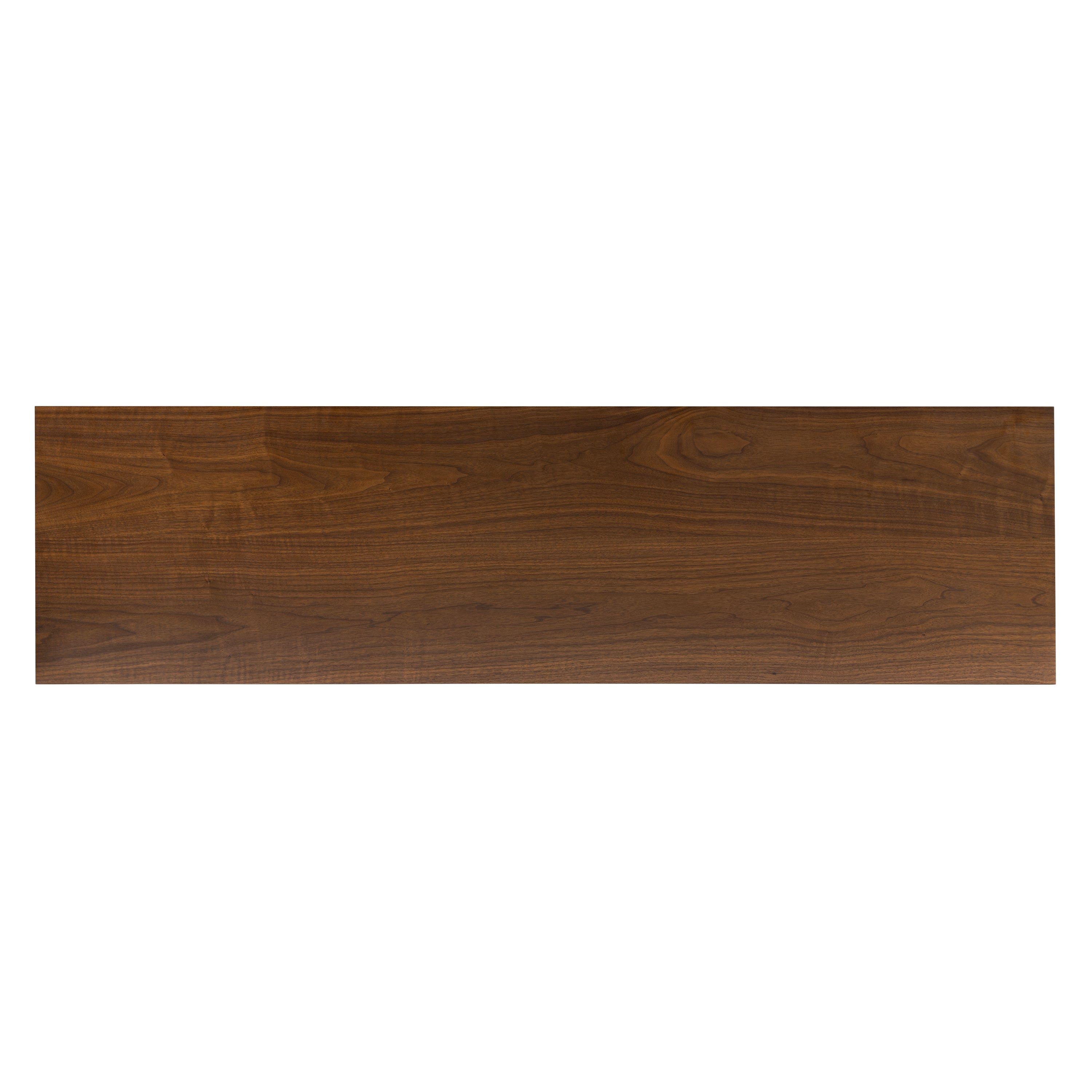 Mid-Century Modern Walnut Walnut Wood Sideboard with Solid Walnut