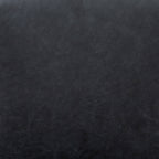 Fauteuil de salon moderne en cuir noir onyx avec dossier capitonné