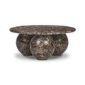 Modern Empero Brown Coffee Table with Weather-Resistant Build
