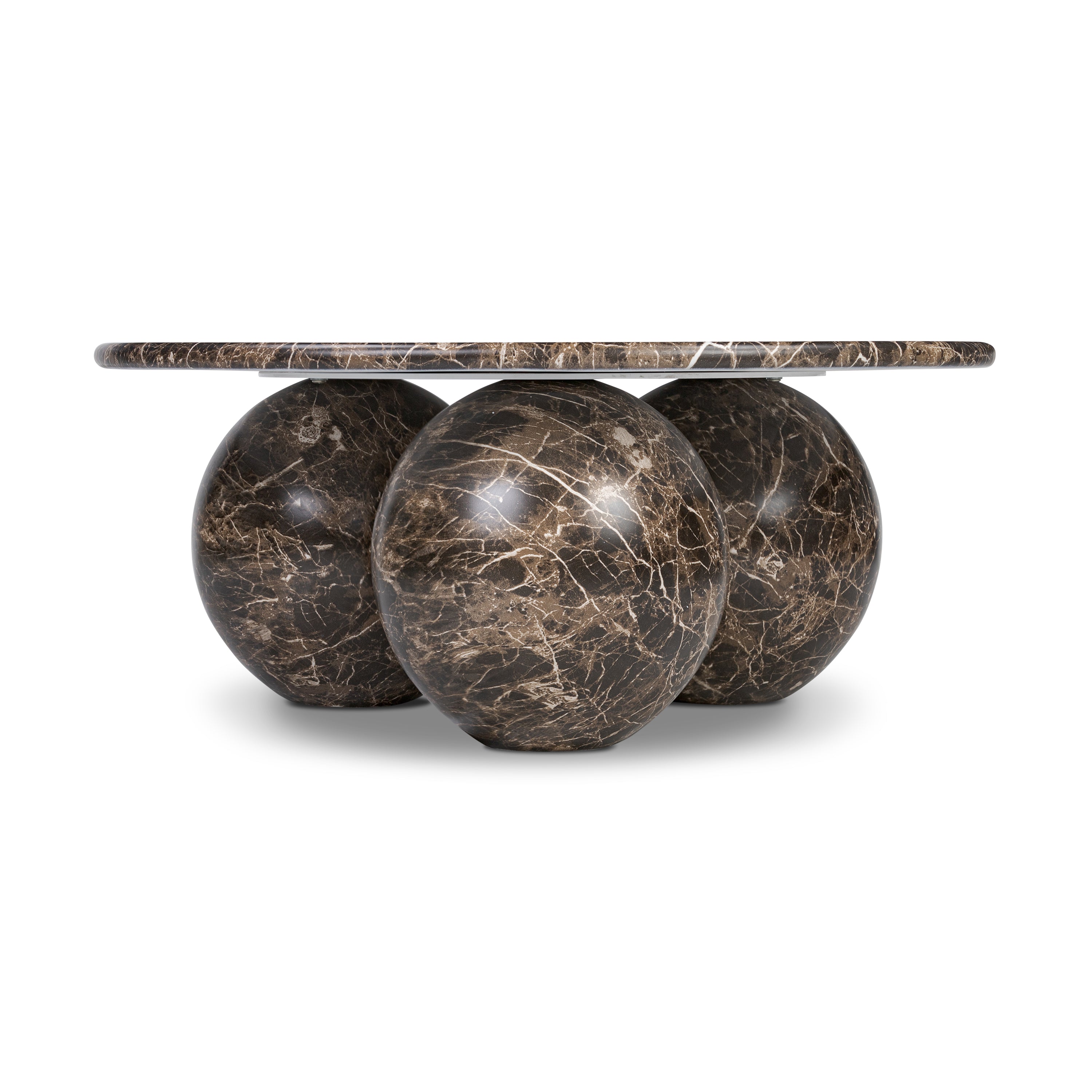 Modern Empero Brown Coffee Table with Weather-Resistant Build