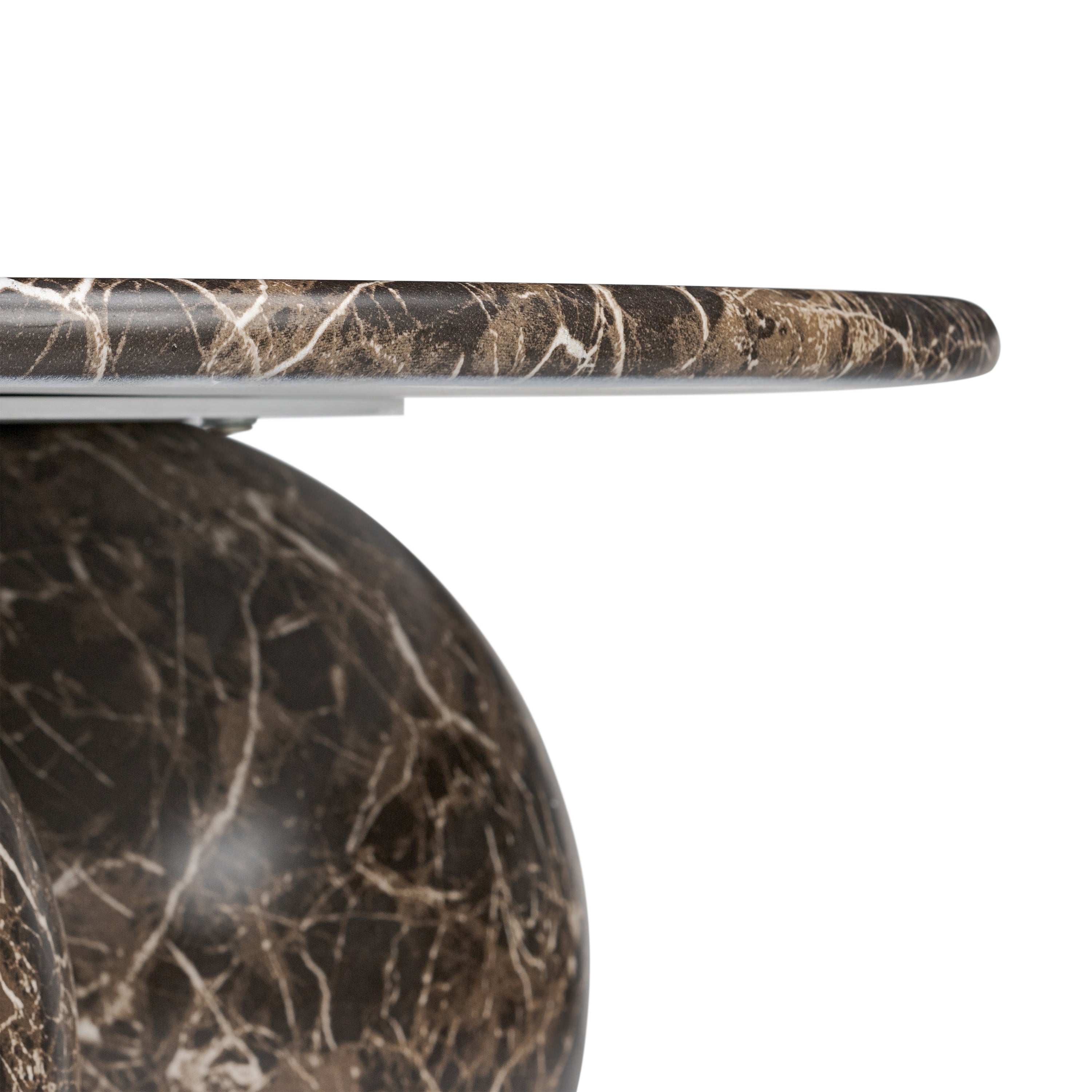 Modern Empero Brown Coffee Table with Weather-Resistant Build