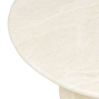 Table basse moderne en grès blanc avec fabrication résistante aux intempéries
