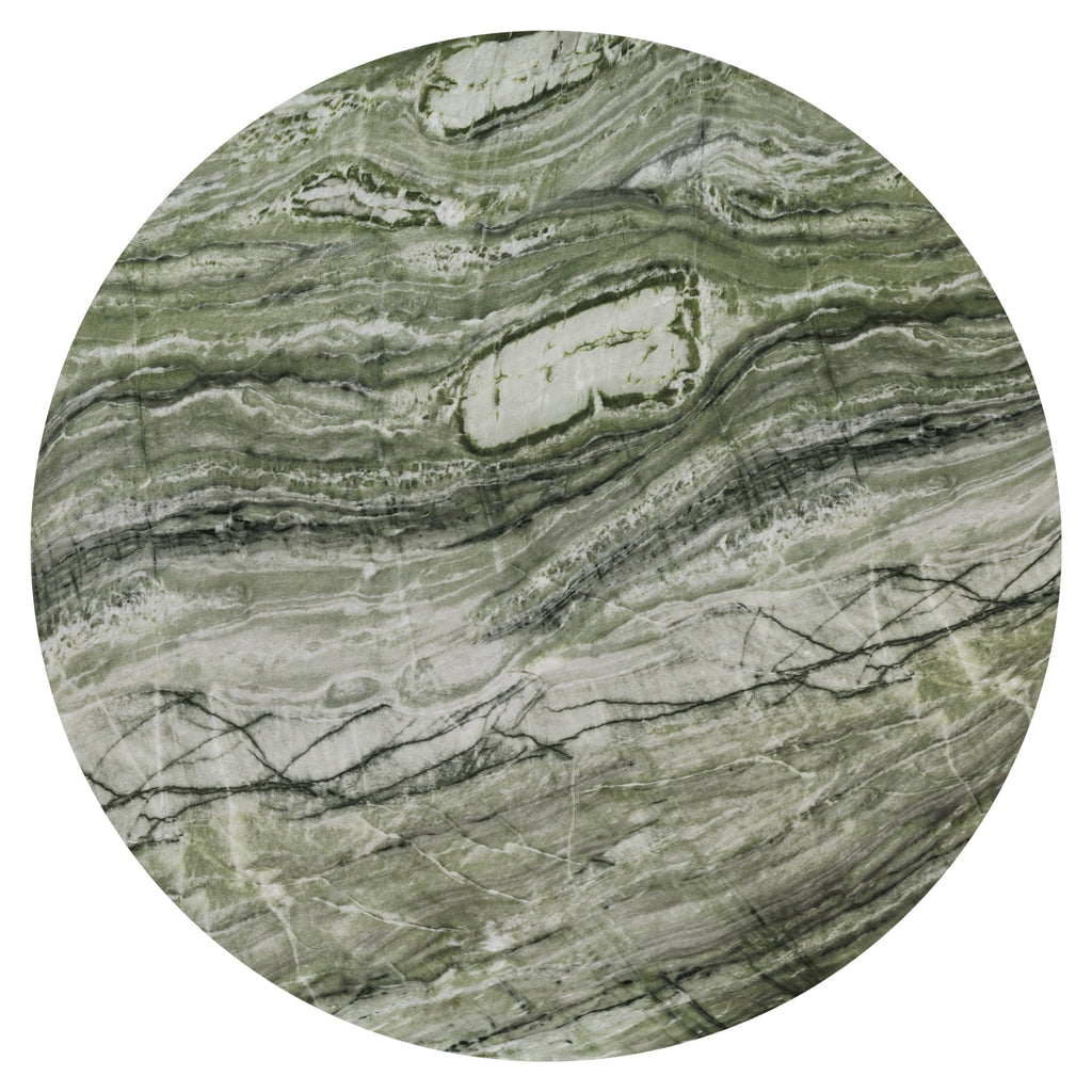 Modern Seaweed Green Coffee Table with Weather-Resistant Build