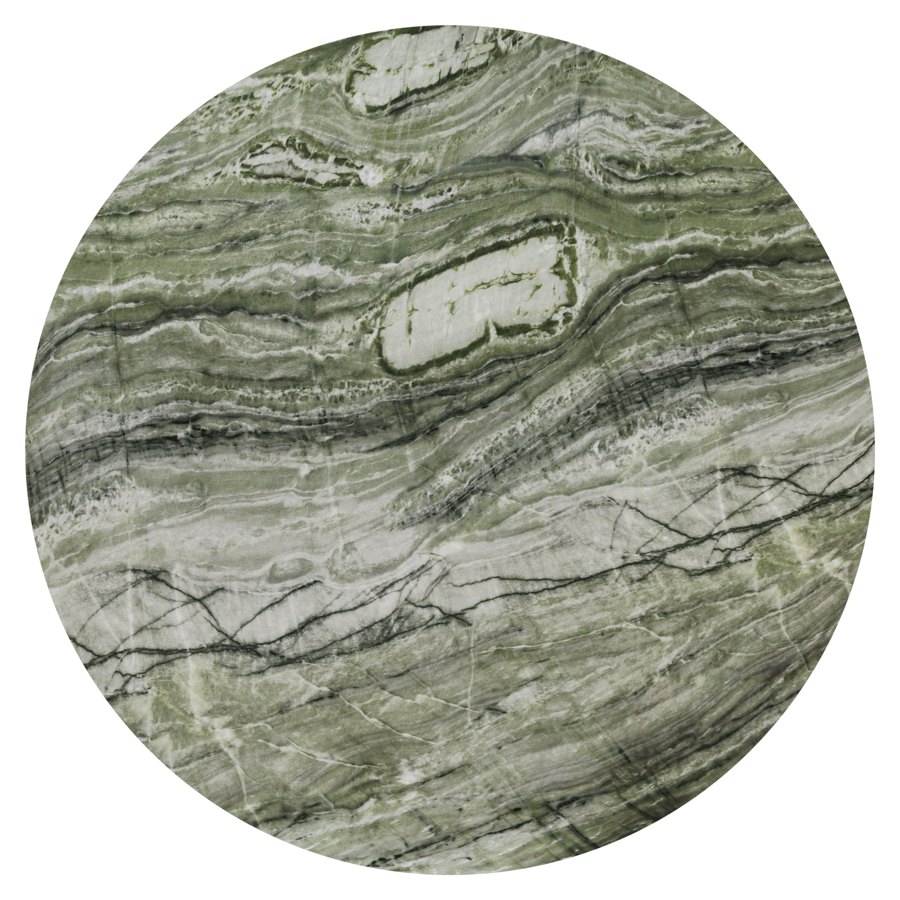 Modern Seaweed Green Coffee Table with Weather-Resistant Build