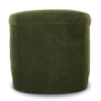 Chaise longue moderne verte vieillie pour salon