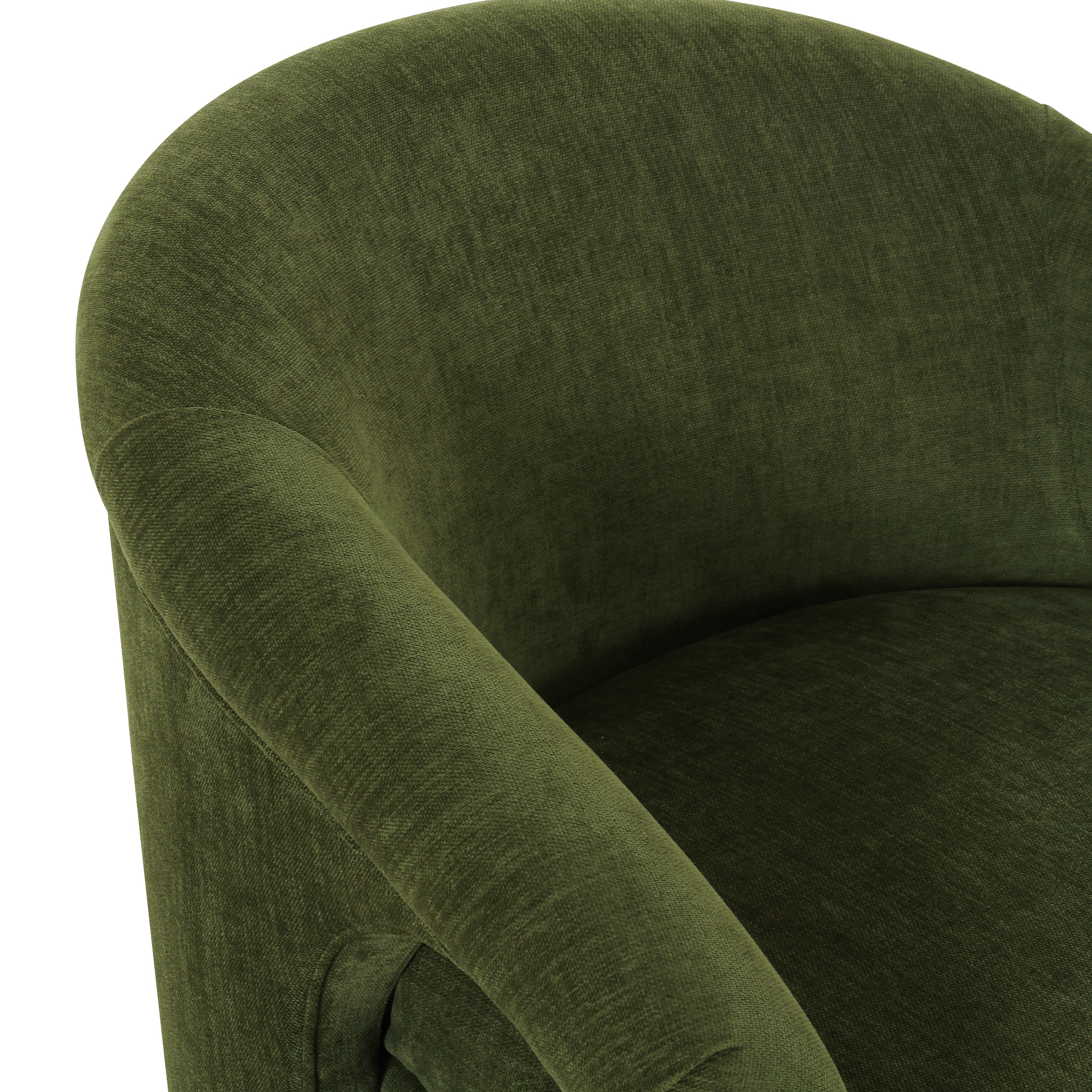 Modern Distressed Green Lounge Chair for Living Room