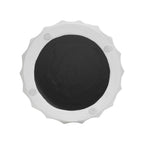Table d'appoint moderne en béton couleur ivoire avec fabrication résistante aux intempéries