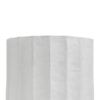Table d'appoint moderne en béton couleur ivoire avec fabrication résistante aux intempéries