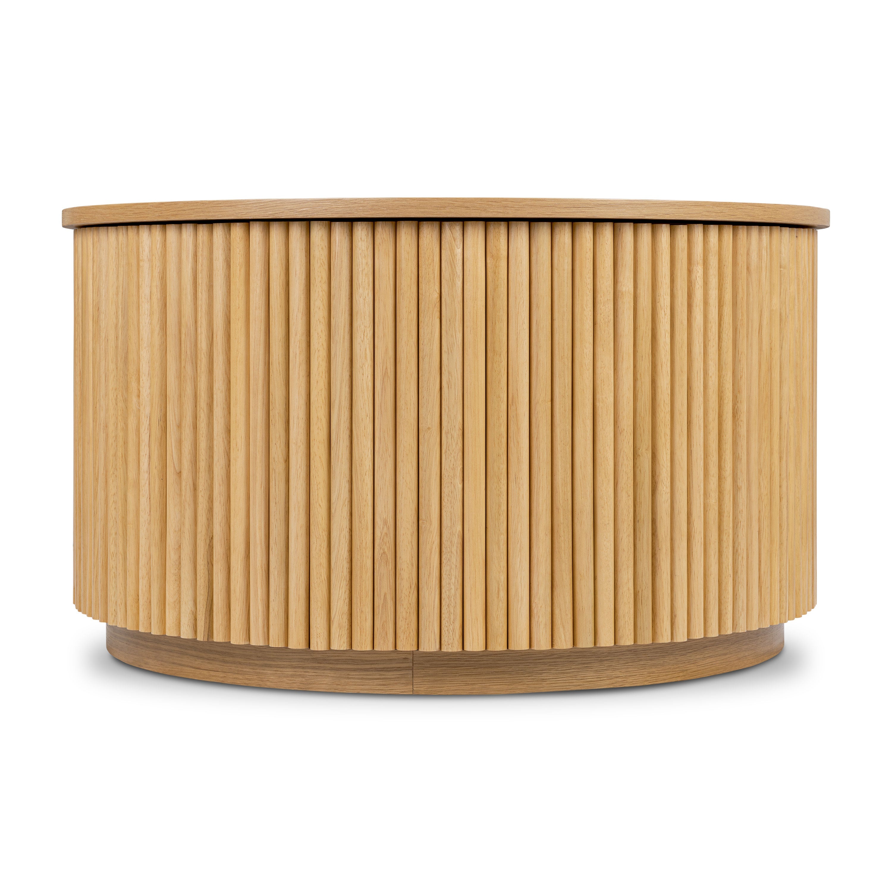 Modern Oak Oak Wood Coffee Table with Storage for Living Room