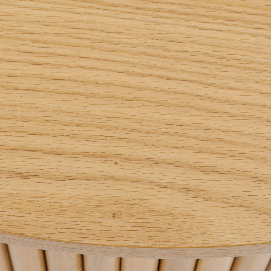 Modern Oak Oak Wood Coffee Table with Storage for Living Room