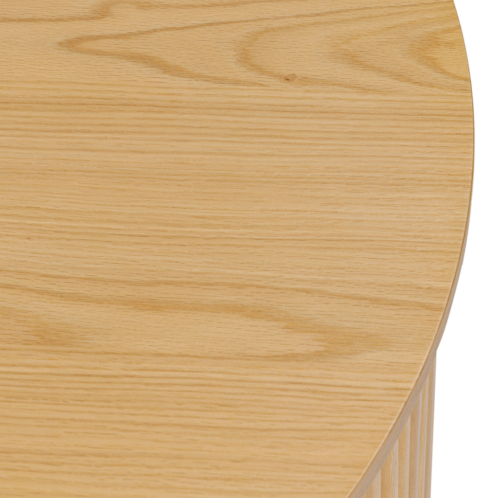 Modern Oak Oak Wood Coffee Table with Storage for Living Room