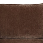 Fauteuil lounge pivotant moderne Bronzer Brown avec base pivotante à 360°