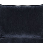 Fauteuil de salon pivotant Modern Mystic Blue avec base pivotante à 360°