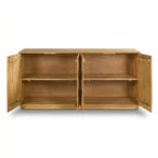 Buffet moderne naturel avec cadre en bois séché au four
