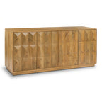 Buffet moderne naturel avec cadre en bois séché au four
