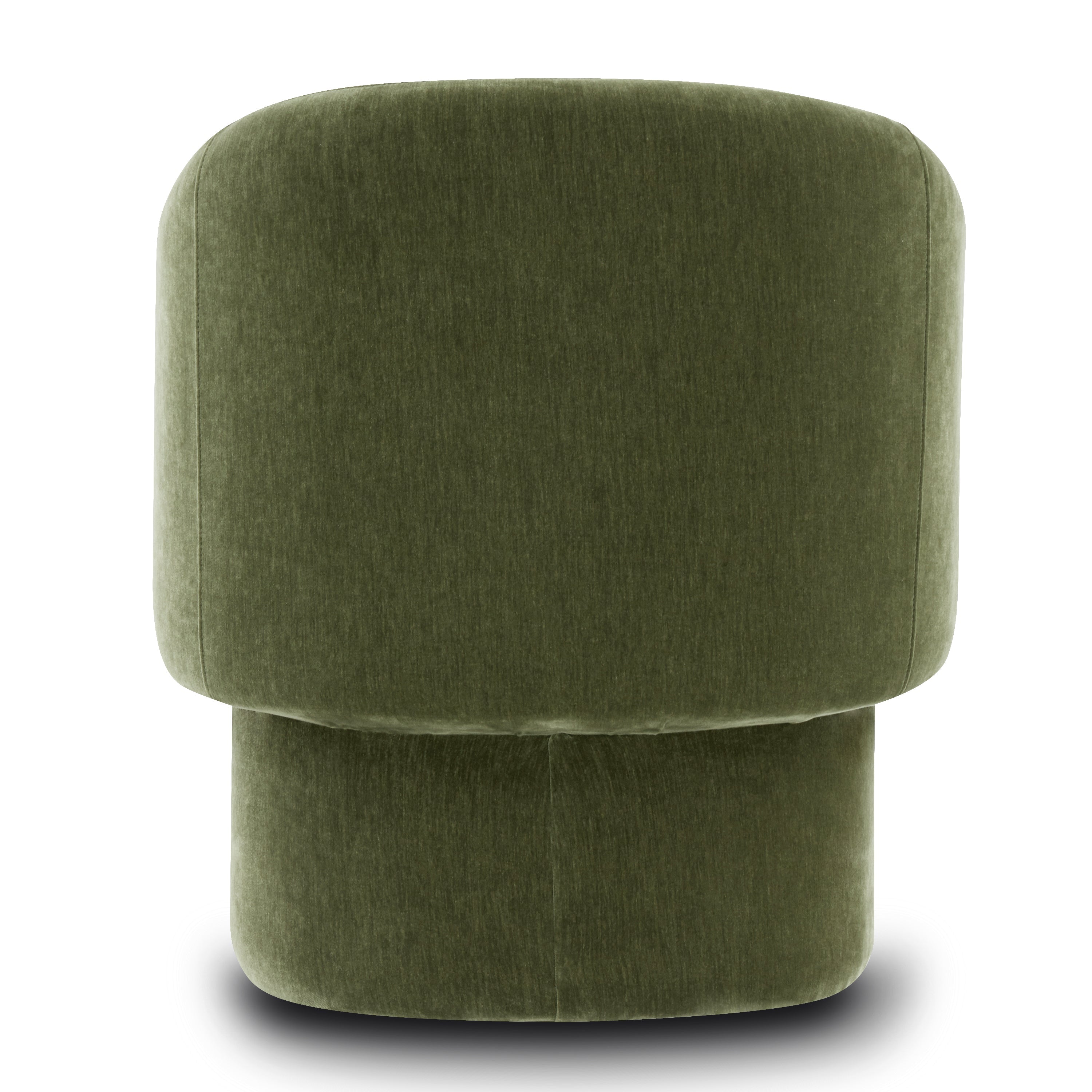 Modern Sagano Green Lounge Chair with Kiln-Dried Wood Frame