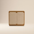 Modern Light Brown Sideboard with Storage for Dining Room or Entryway