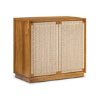 Bahut moderne marron clair avec rangement pour salle à manger ou entrée