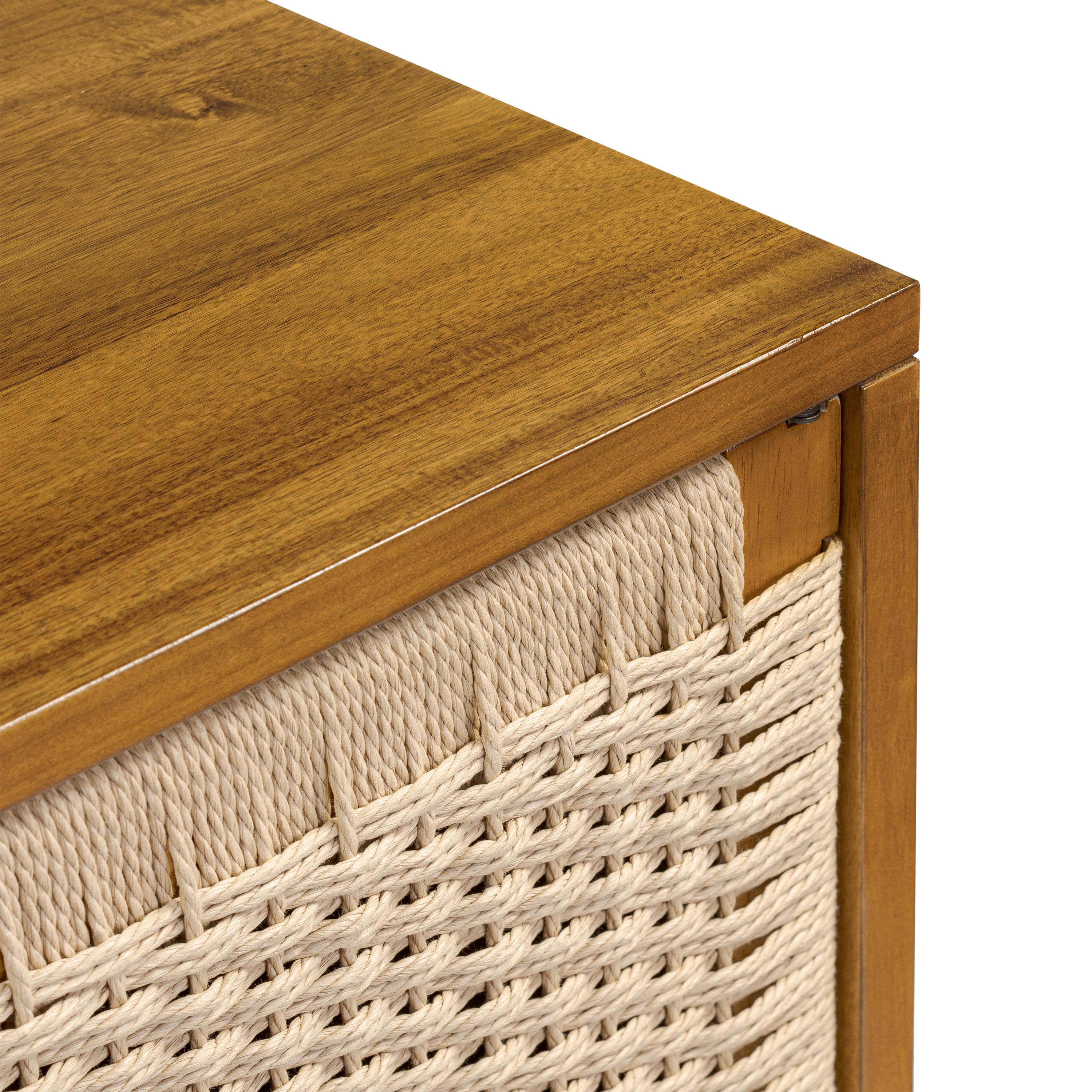 Modern Light Brown Sideboard with Storage for Dining Room or Entryway