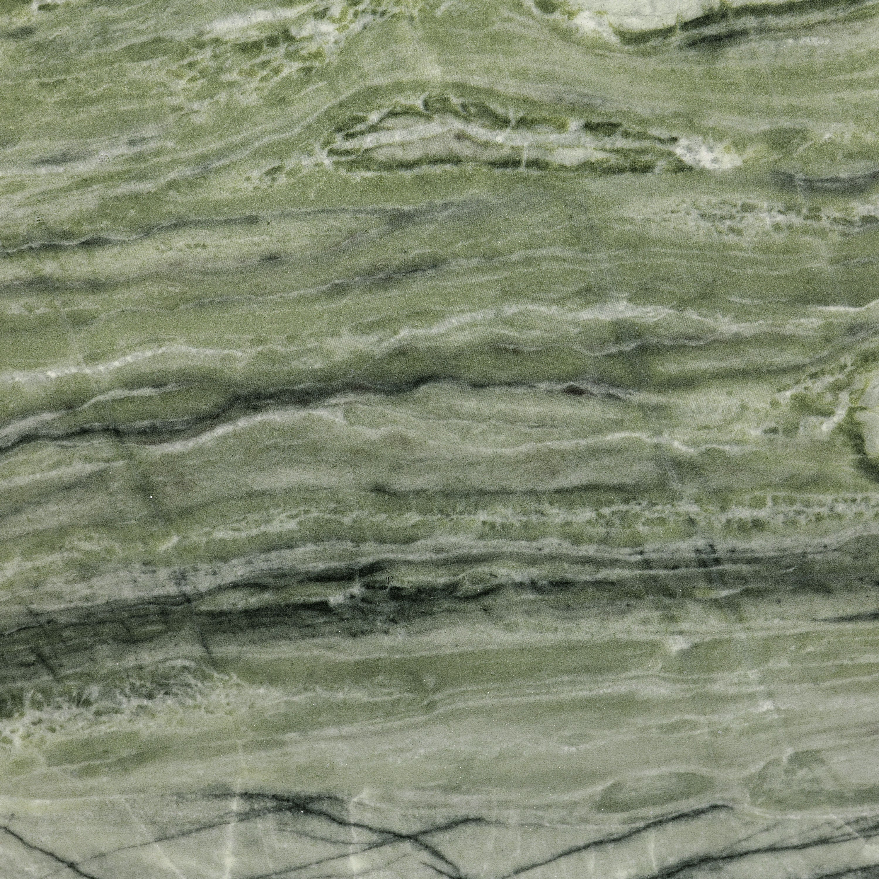 Modern Seaweed Green Coffee Table with Weather-Resistant Build