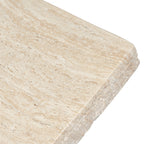 Table basse en travertin moderne avec construction résistante aux intempéries