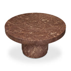 Table basse rouge bordeaux moderne avec construction résistante aux intempéries