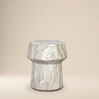 Table d'appoint verte olivier moderne avec construction résistante aux intempéries
