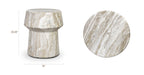 Table d'appoint verte olivier moderne avec construction résistante aux intempéries