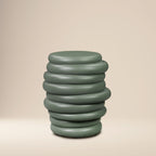Table d'appoint moderne Salvia verte avec fabrication résistante aux intempéries