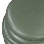 Table d'appoint moderne Salvia verte avec fabrication résistante aux intempéries