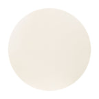Table d'appoint moderne blanc amande avec fabrication résistante aux intempéries