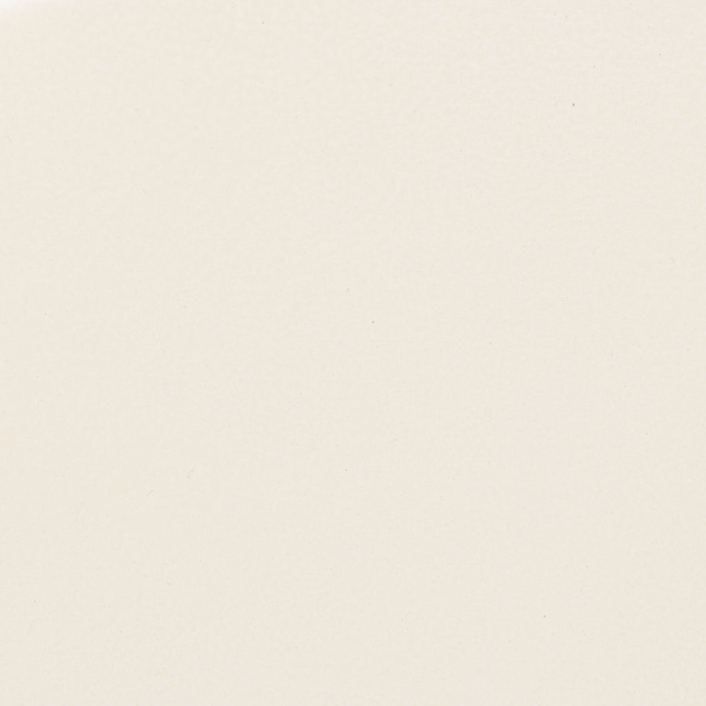 Modern Almond White Side Table with Weather-Resistant Build