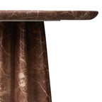 Table d'appoint rouge bordeaux moderne avec conception résistante aux intempéries
