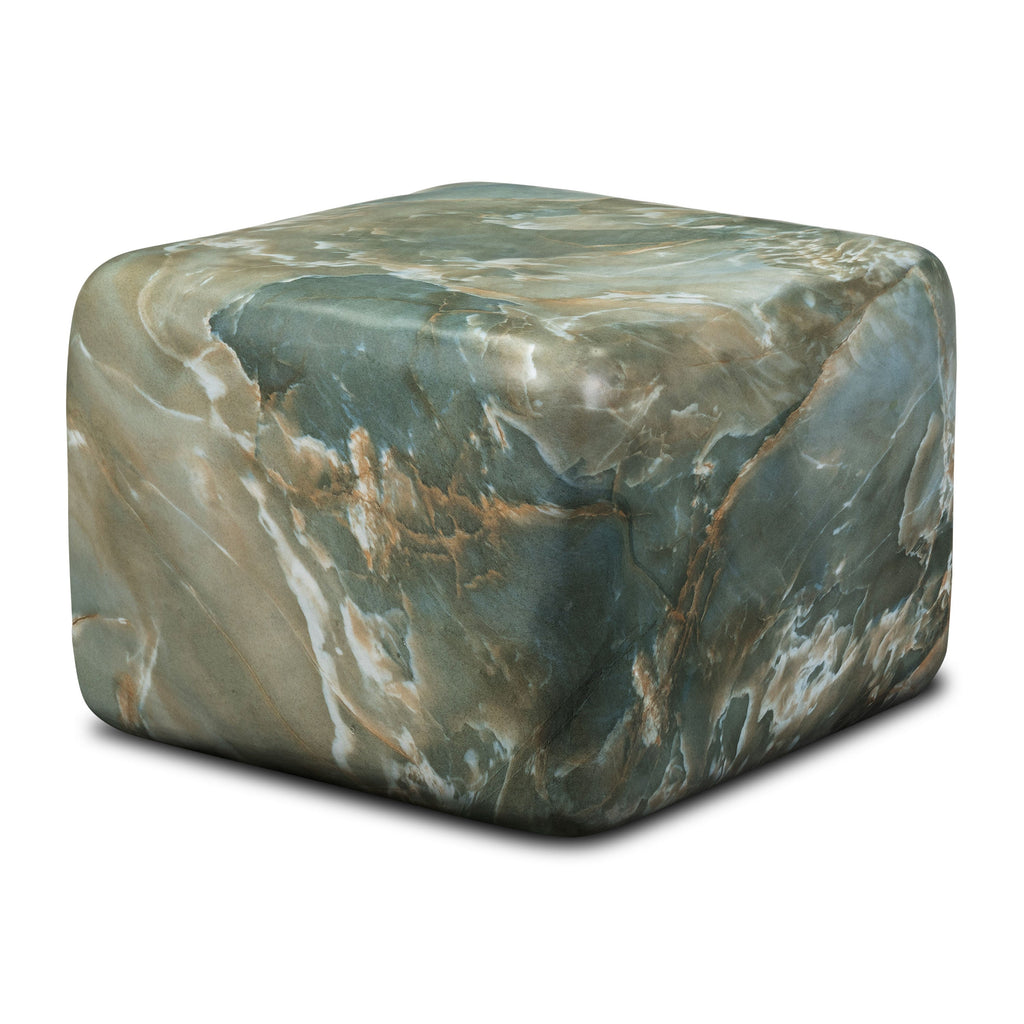 Modern Jade Green Side Table with Weather-Resistant Build