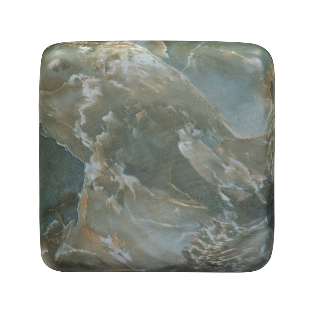 Modern Jade Green Side Table with Weather-Resistant Build