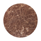 Table d'appoint moderne rouge bordeaux avec conception résistante aux intempéries