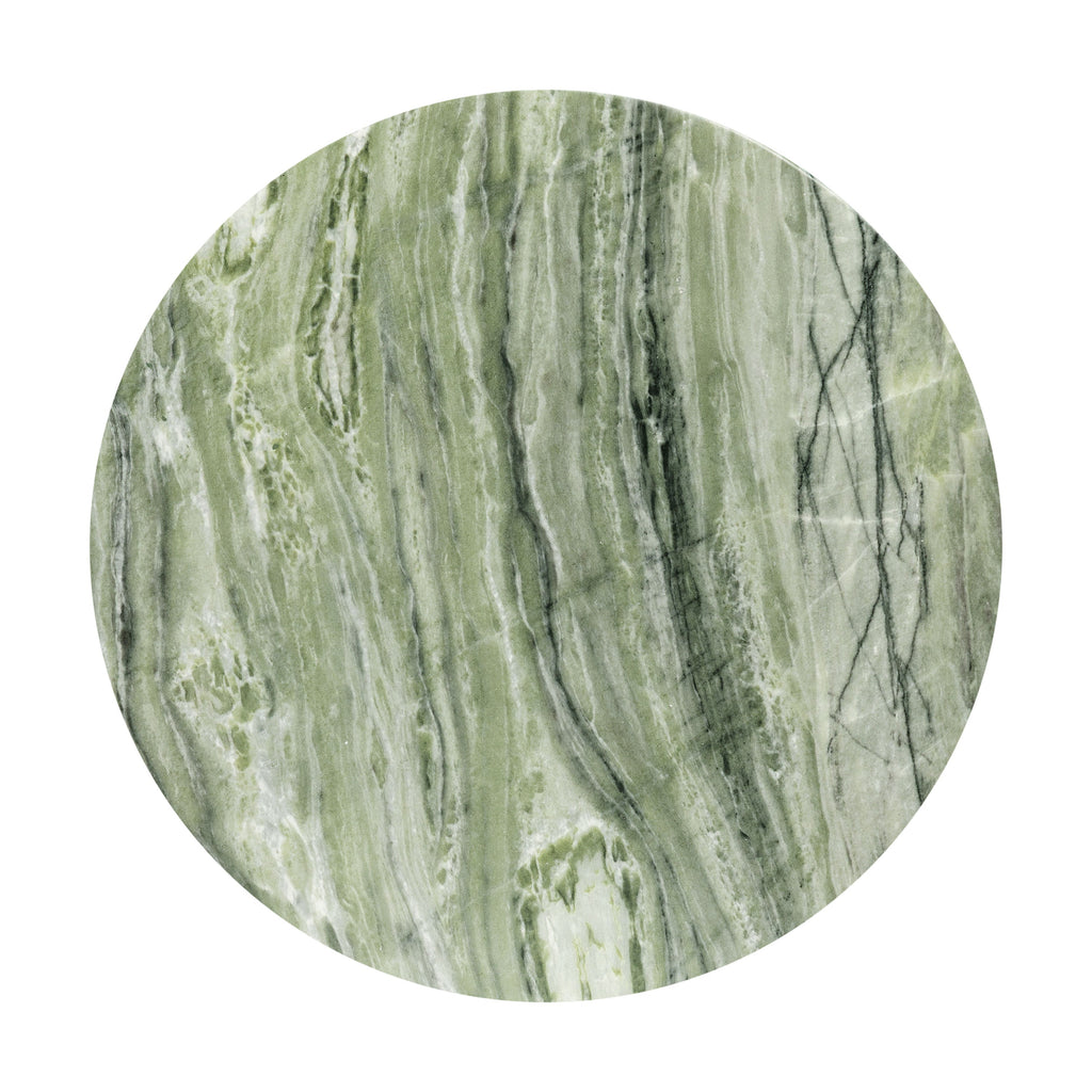 Modern Seaweed Green Side Table with Weather-Resistant Build