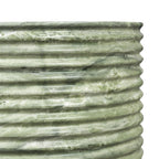 Table d'appoint moderne vert algue avec construction résistante aux intempéries
