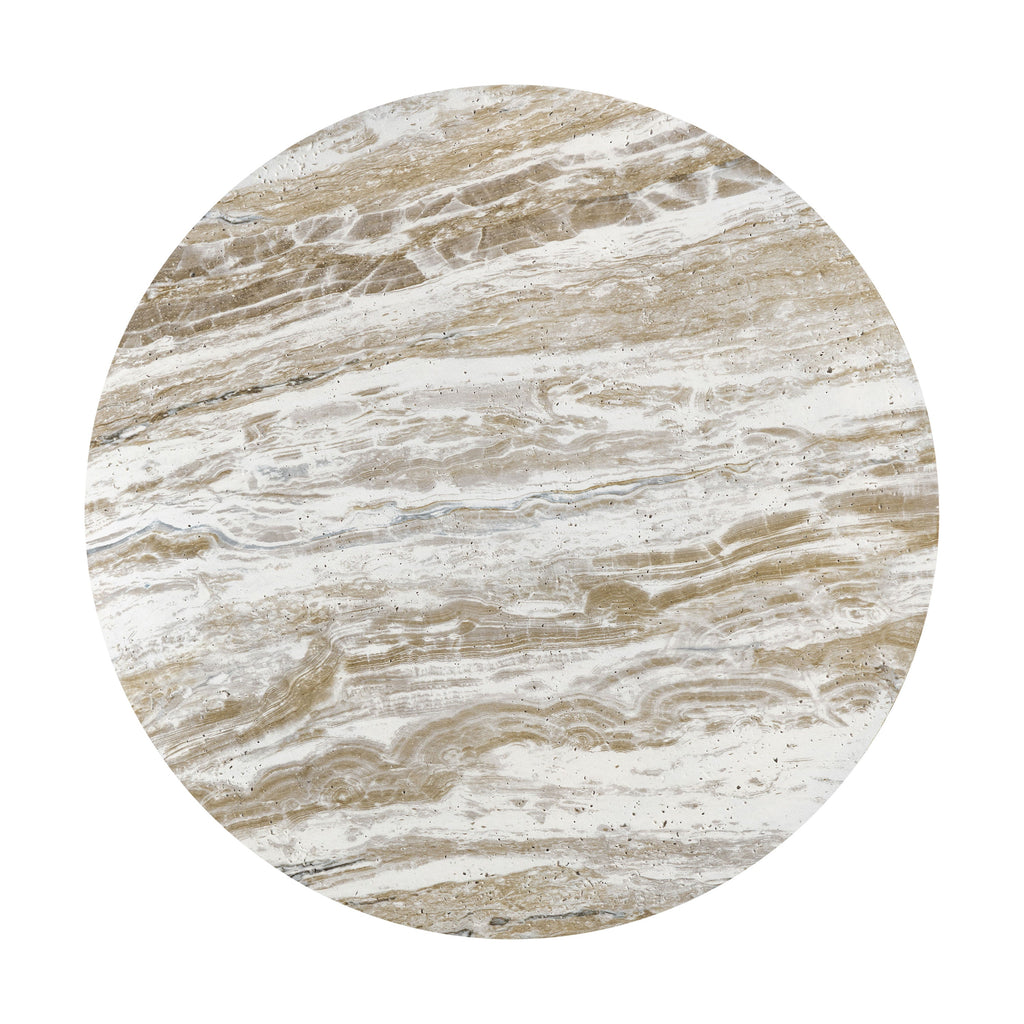 Modern Olivestone Green Side Table with Weather-Resistant Build