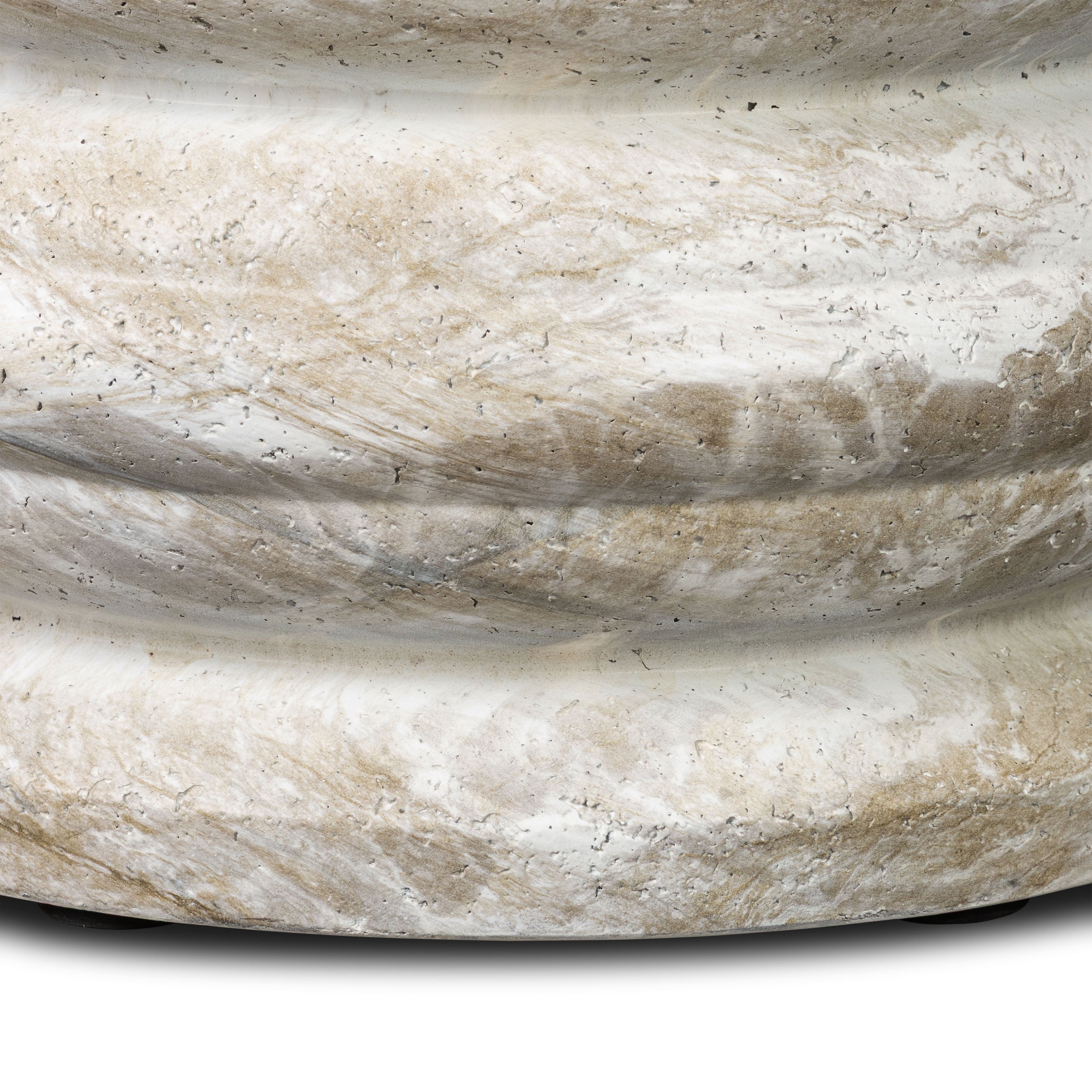 Modern Olivestone Green Side Table with Weather-Resistant Build