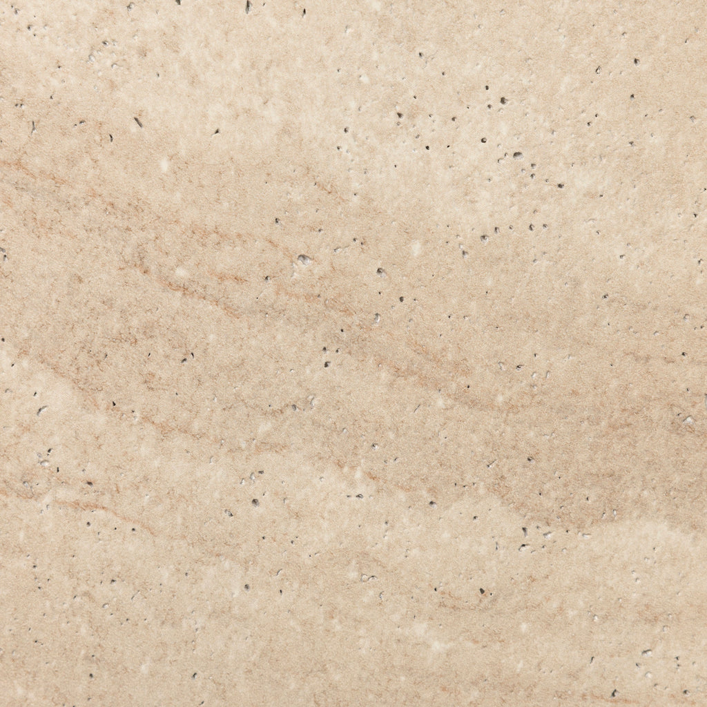 Modern Travertine Travertine Side Table with Weather-Resistant Build