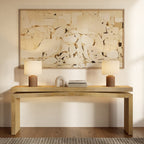 Console moderne et naturelle pour entrée ou salon