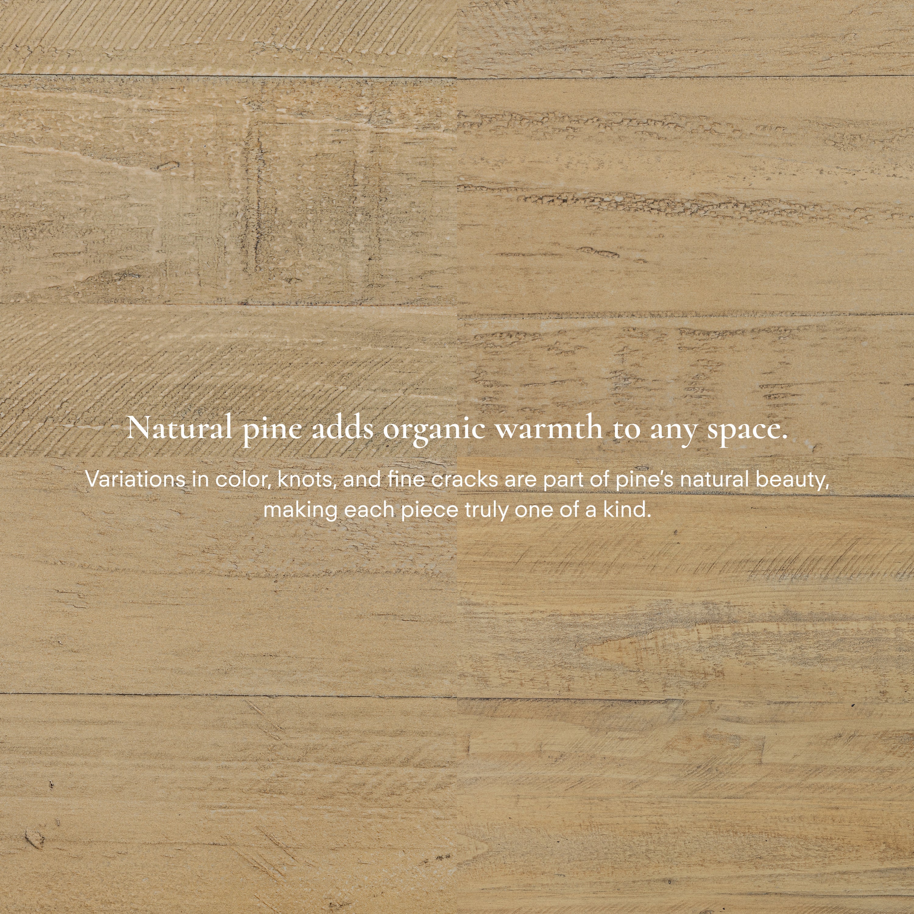 Modern Natural Console Table for Entryway or Living Room