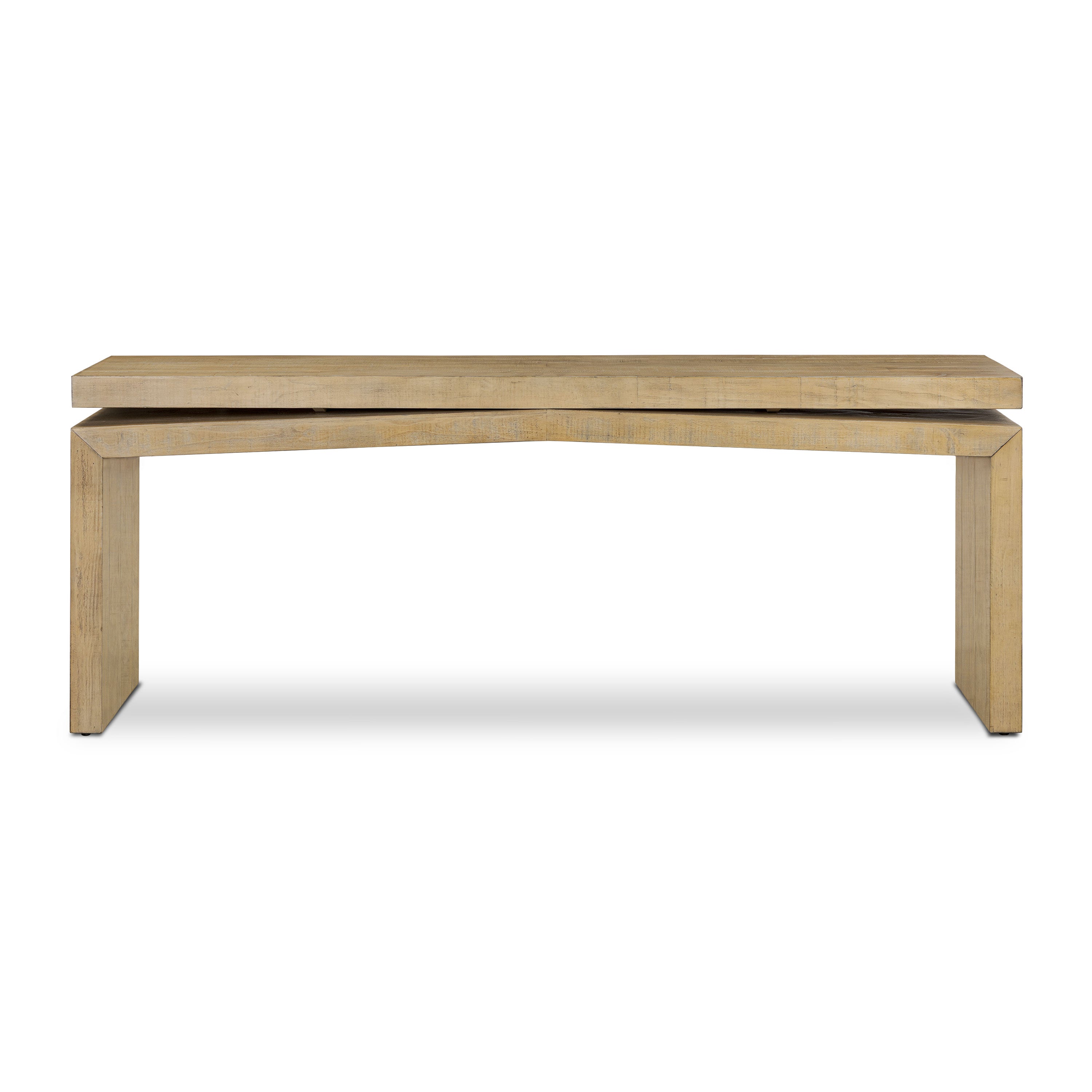 Modern Natural Console Table for Entryway or Living Room