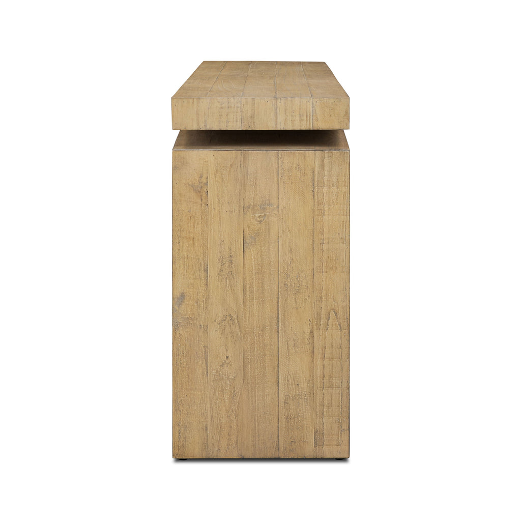 Modern Natural Console Table for Entryway or Living Room
