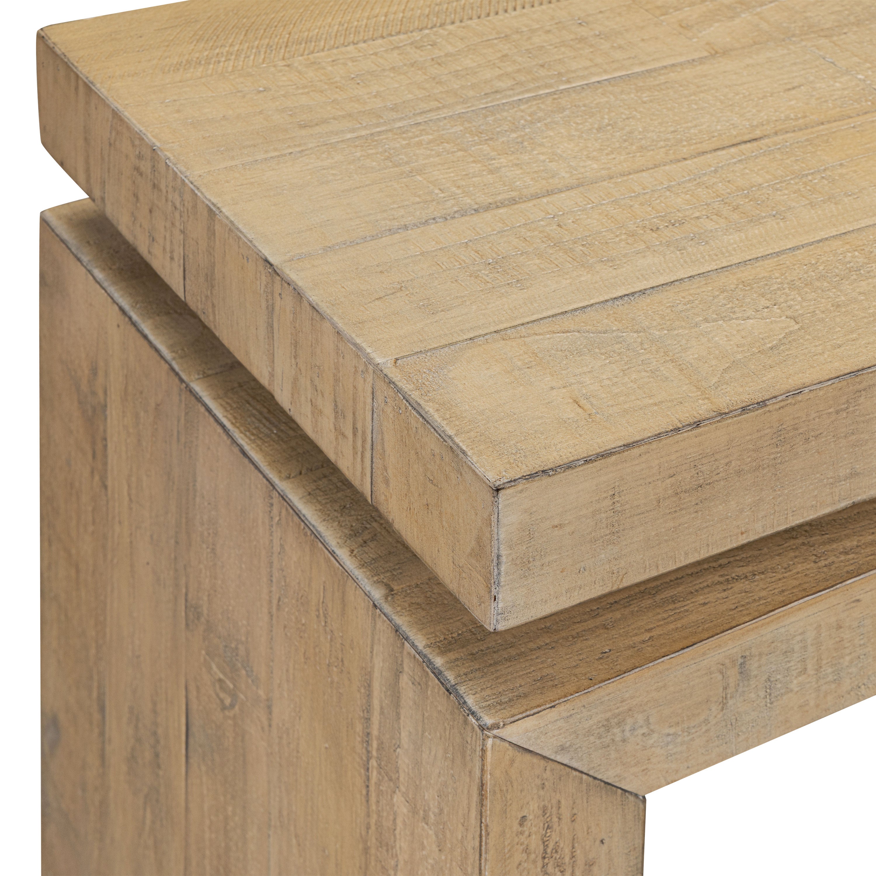 Modern Natural Console Table for Entryway or Living Room