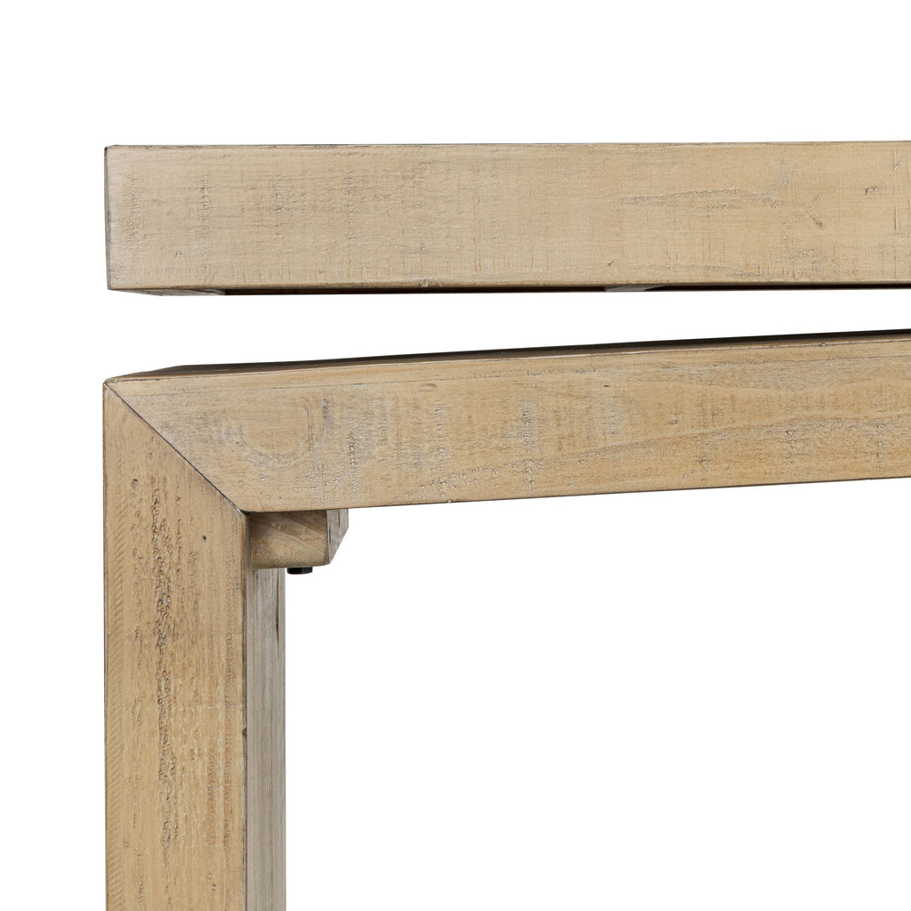 Modern Natural Console Table for Entryway or Living Room