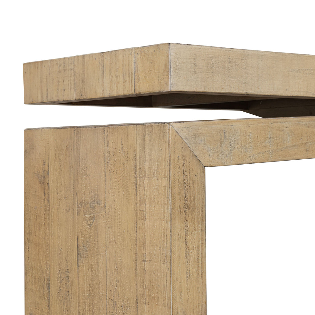 Modern Natural Console Table for Entryway or Living Room