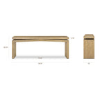Console moderne et naturelle pour entrée ou salon
